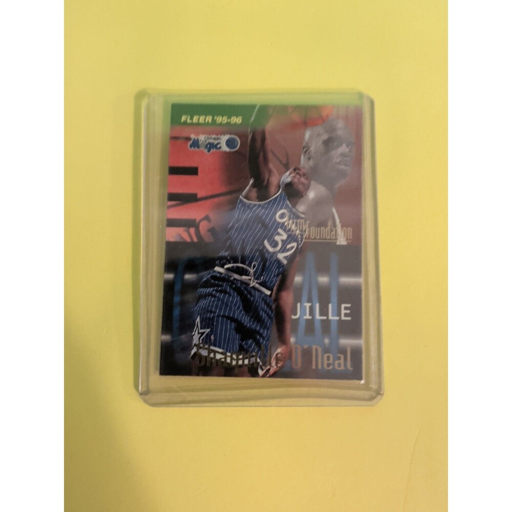 1995-96 Fleer - Firm Foundation Shaquille O'Neal #338